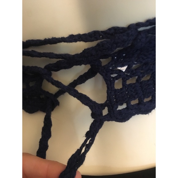 Crochet halter crop top small/medium C cup - Picture 6 of 6
